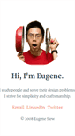 Mobile Screenshot of eugenesiew.com